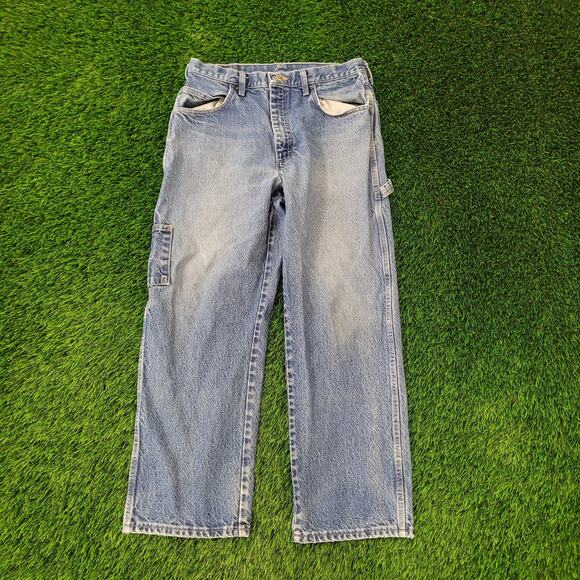 Vintage Bulwark Carpenter Cargo Jeans 34x29 Flame-Resistant - Picture 1 of 16